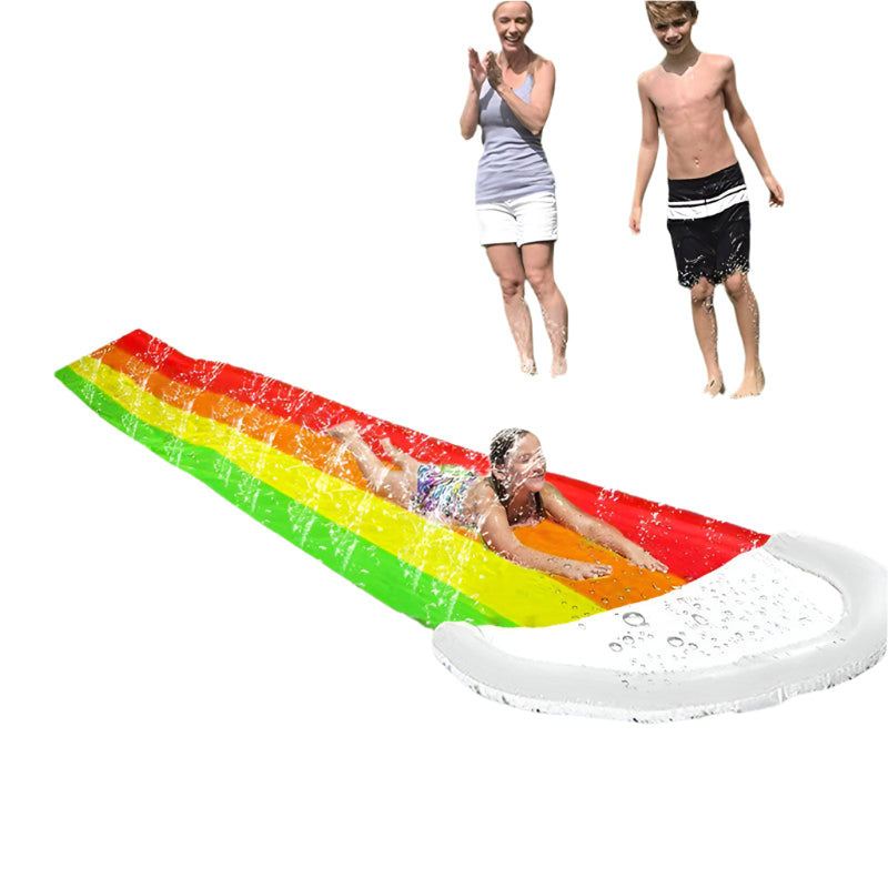 AquaGlide Waterglijbaan | Spetterend Plezier - Opblaasbare Glijbaan voor Kinderen