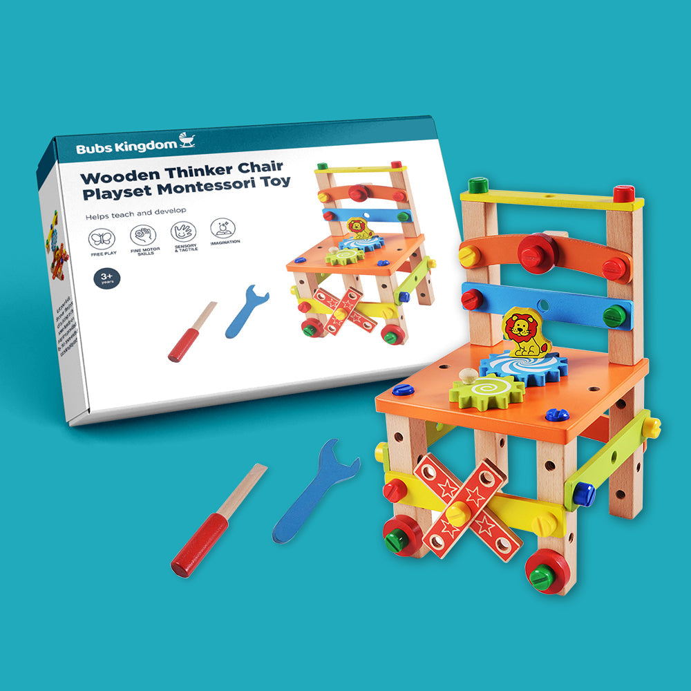 EcoToys TinyThinker Chair Set | Stimuleer creativiteit - Montessori speelplezier