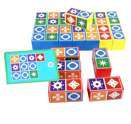Cube Puzzle Game™ | Vormen leren matchen met magische kubussen - Blokkenspel